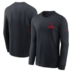 Nike Houston Texans Sideline Dri-FIT Long Sleeve T-Shirt Navy