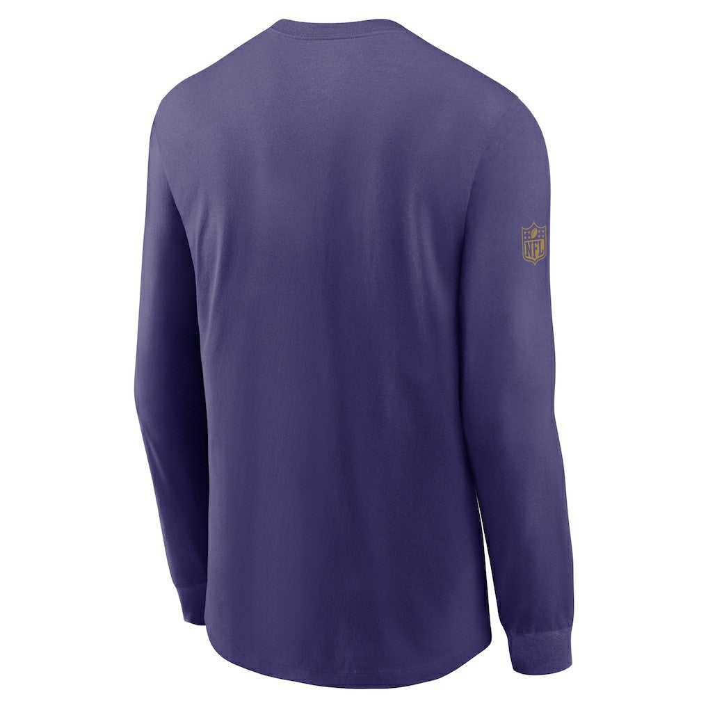 Nike Baltimore Ravens Sideline Dri-FIT Long Sleeve T-Shirt Purple