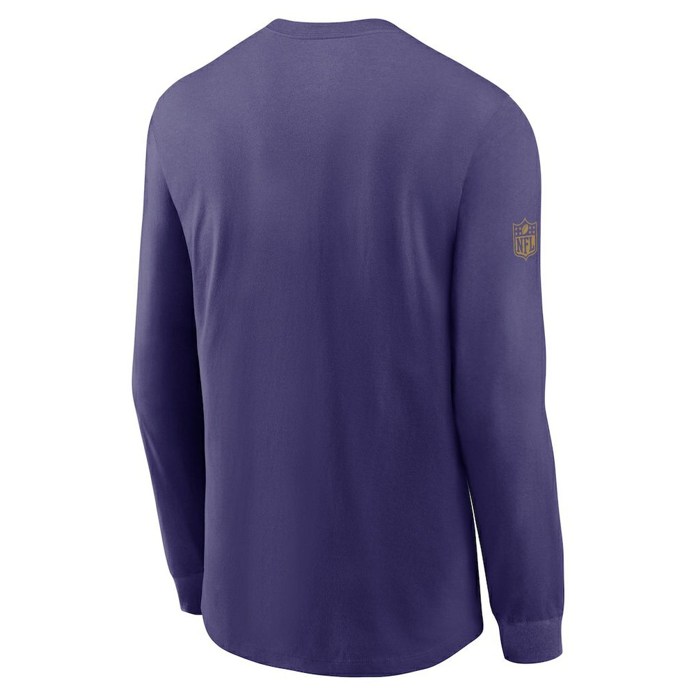 Nike Baltimore Ravens Sideline Dri-FIT Long Sleeve T-Shirt Purple