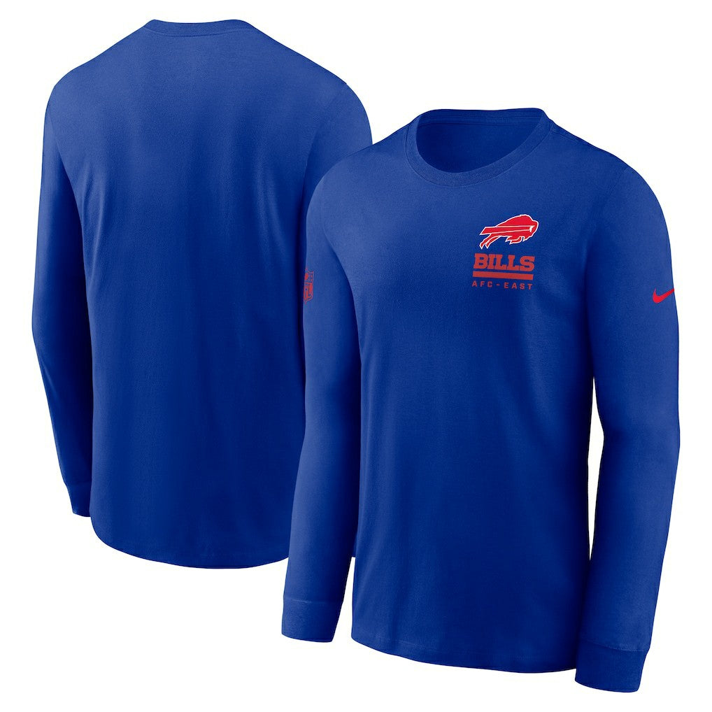 Nike Buffalo Bills Sideline Dri-FIT Long Sleeve T-Shirt Royal