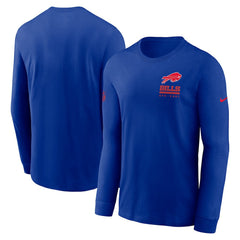 Nike Buffalo Bills Sideline Dri-FIT Long Sleeve T-Shirt Royal