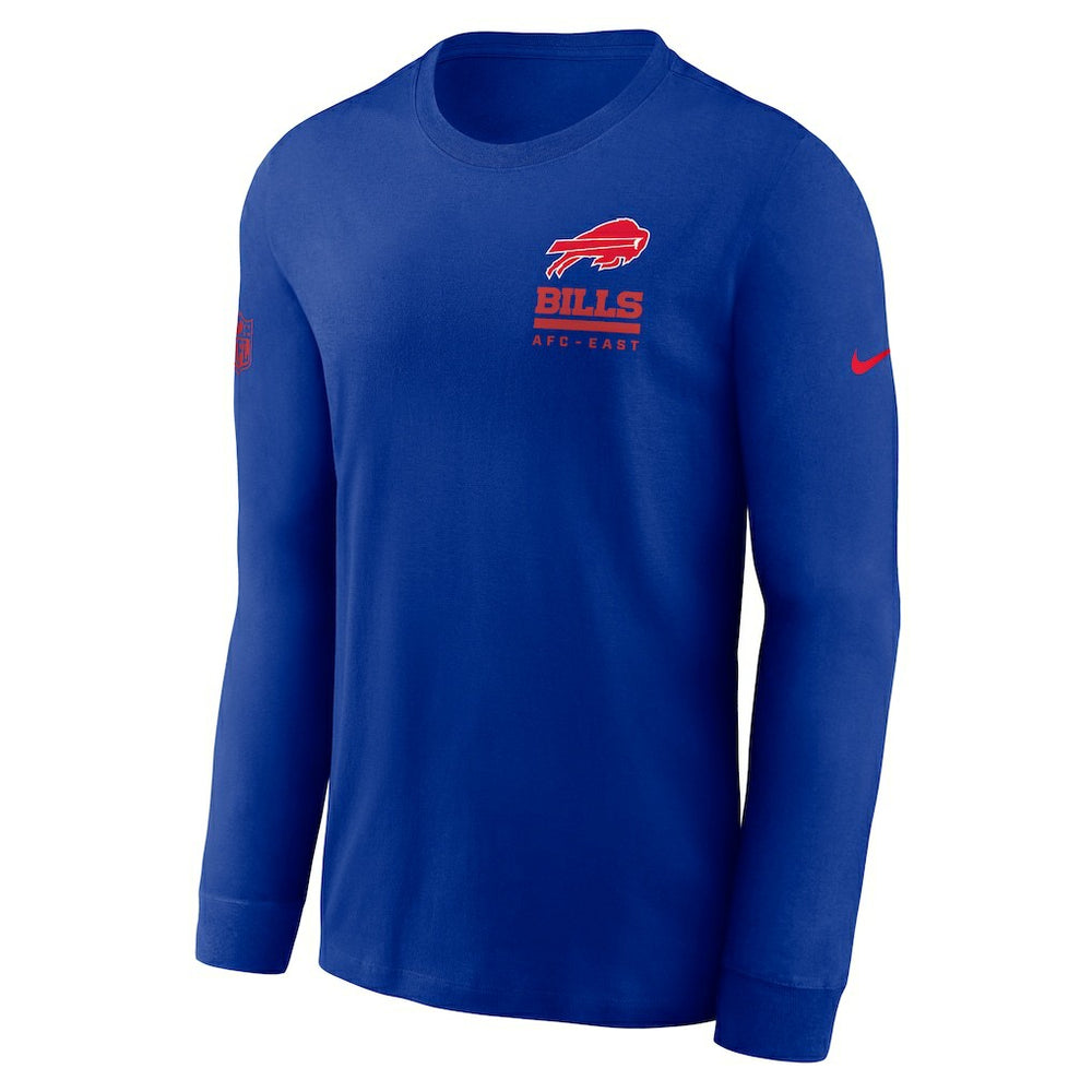 Nike Buffalo Bills Sideline Dri-FIT Long Sleeve T-Shirt Royal