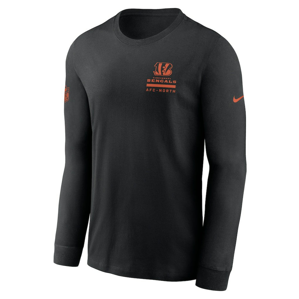 Nike Cincinnati Bengals Sideline Dri-FIT Long Sleeve T-Shirt Black