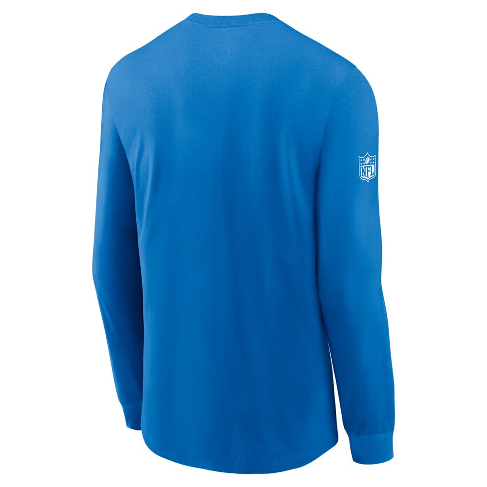 Nike Detroit Lions Sideline Dri-FIT Long Sleeve T-Shirt Blue