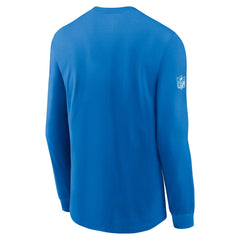 Nike Detroit Lions Sideline Dri-FIT Long Sleeve T-Shirt Blue