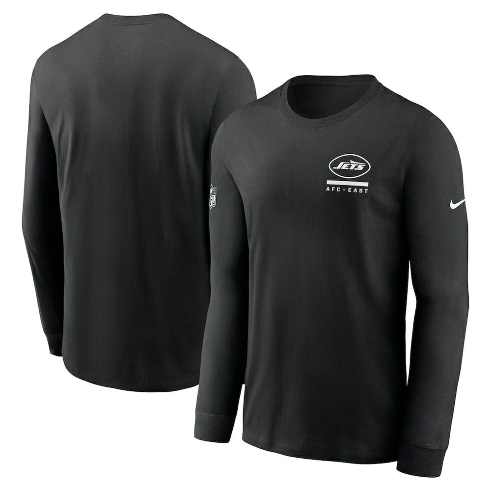 Nike New York Jets Sideline Dri-FIT Long Sleeve T-Shirt Black