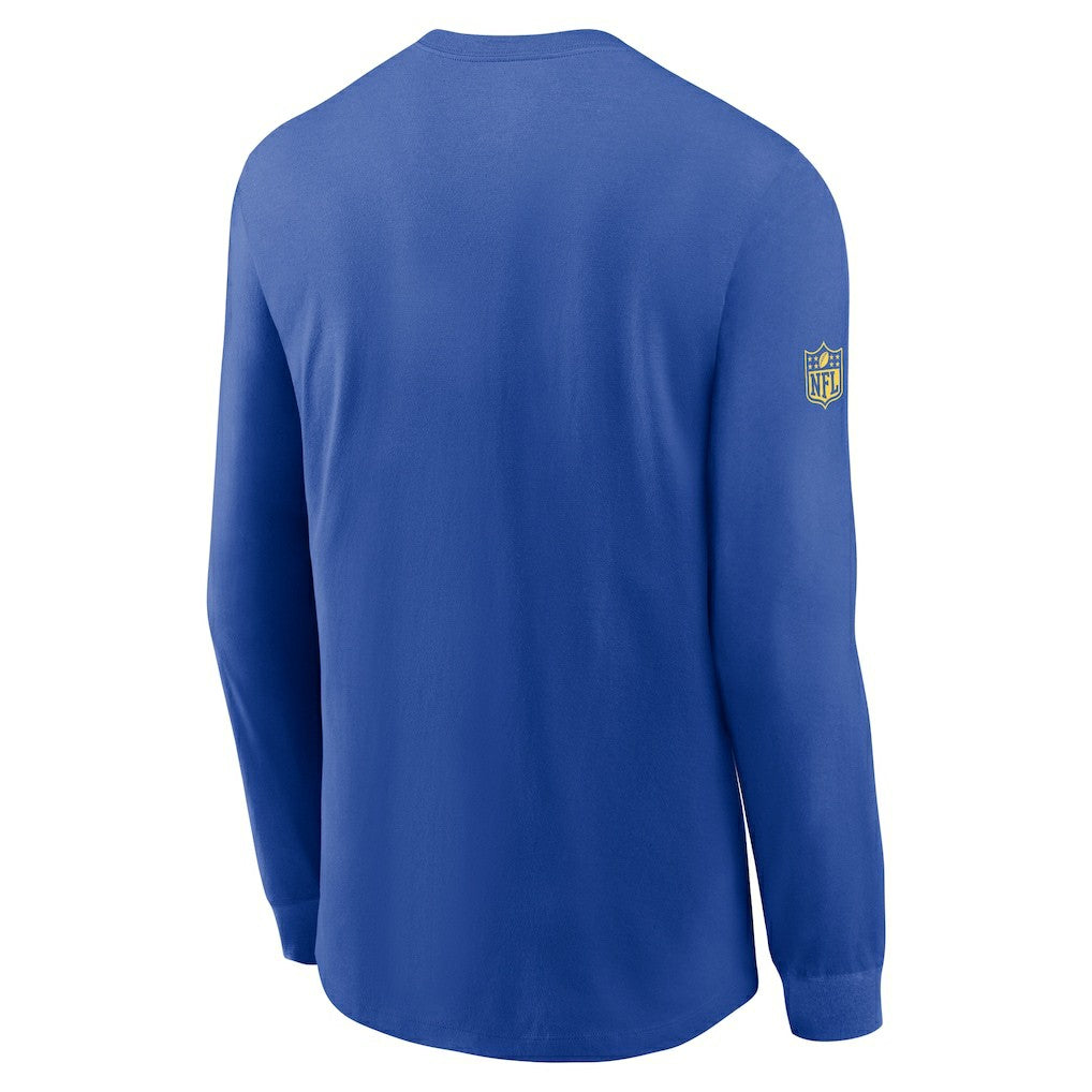 Nike Los Angeles Rams Sideline Dri-FIT Long Sleeve T-Shirt Royal