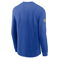 Nike Los Angeles Rams Sideline Dri-FIT Long Sleeve T-Shirt Royal