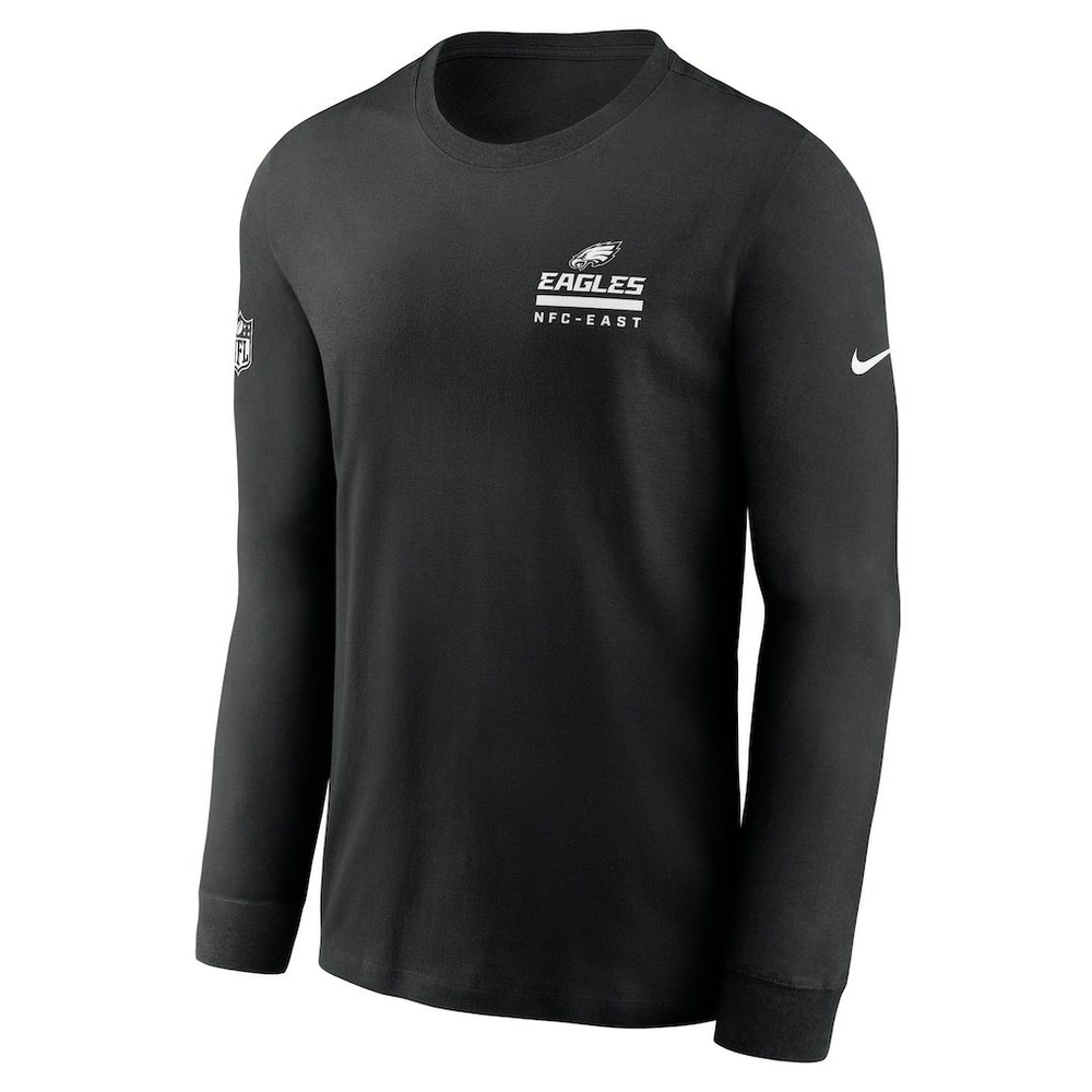 Nike Philadelphia Eagles Sideline Dri-FIT Long Sleeve T-Shirt Black