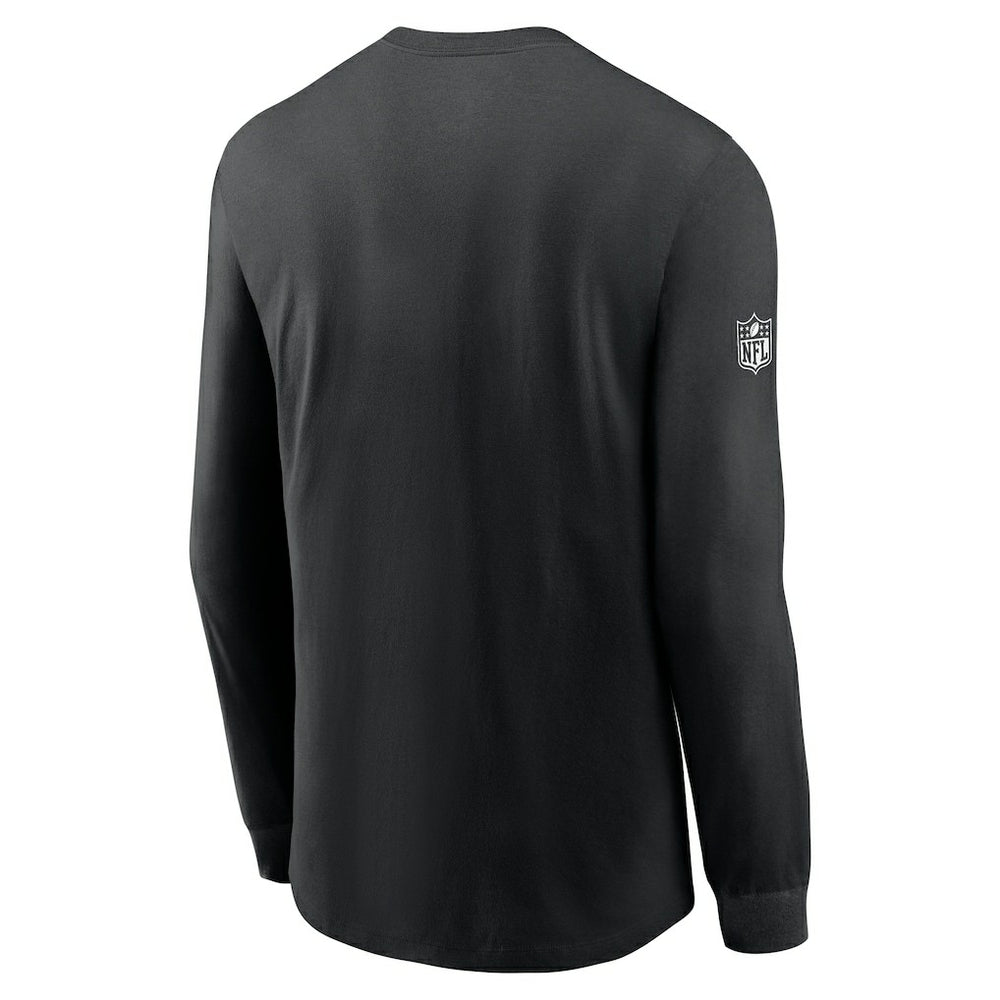 Nike Philadelphia Eagles Sideline Dri-FIT Long Sleeve T-Shirt Black