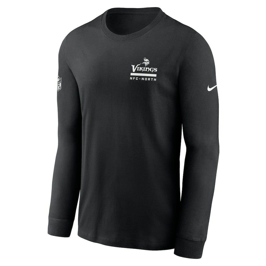 Nike Minnesota Vikings Sideline Dri-FIT Long Sleeve T-Shirt Black