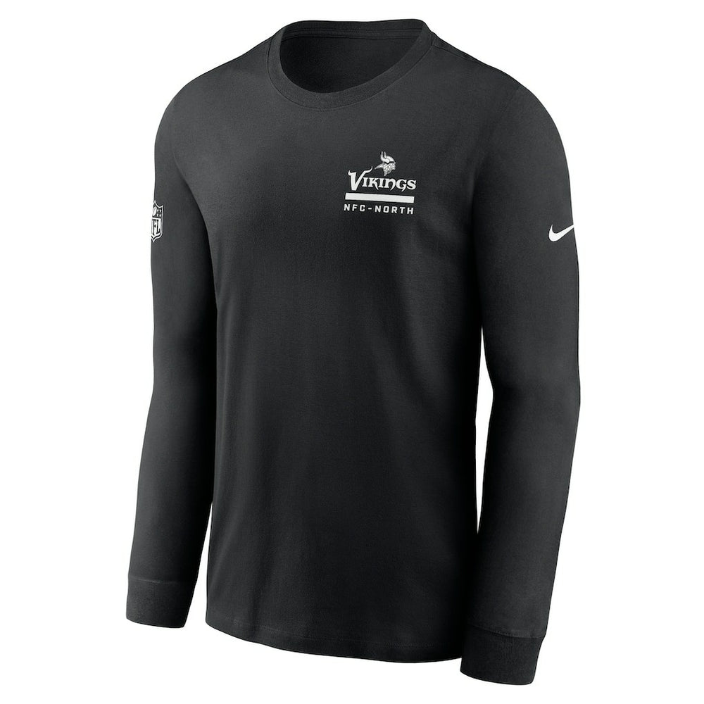 Nike Minnesota Vikings Sideline Dri-FIT Long Sleeve T-Shirt Black
