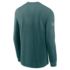 Nike Philadelphia Eagles Sideline Dri-FIT Long Sleeve T-Shirt Midnight Green