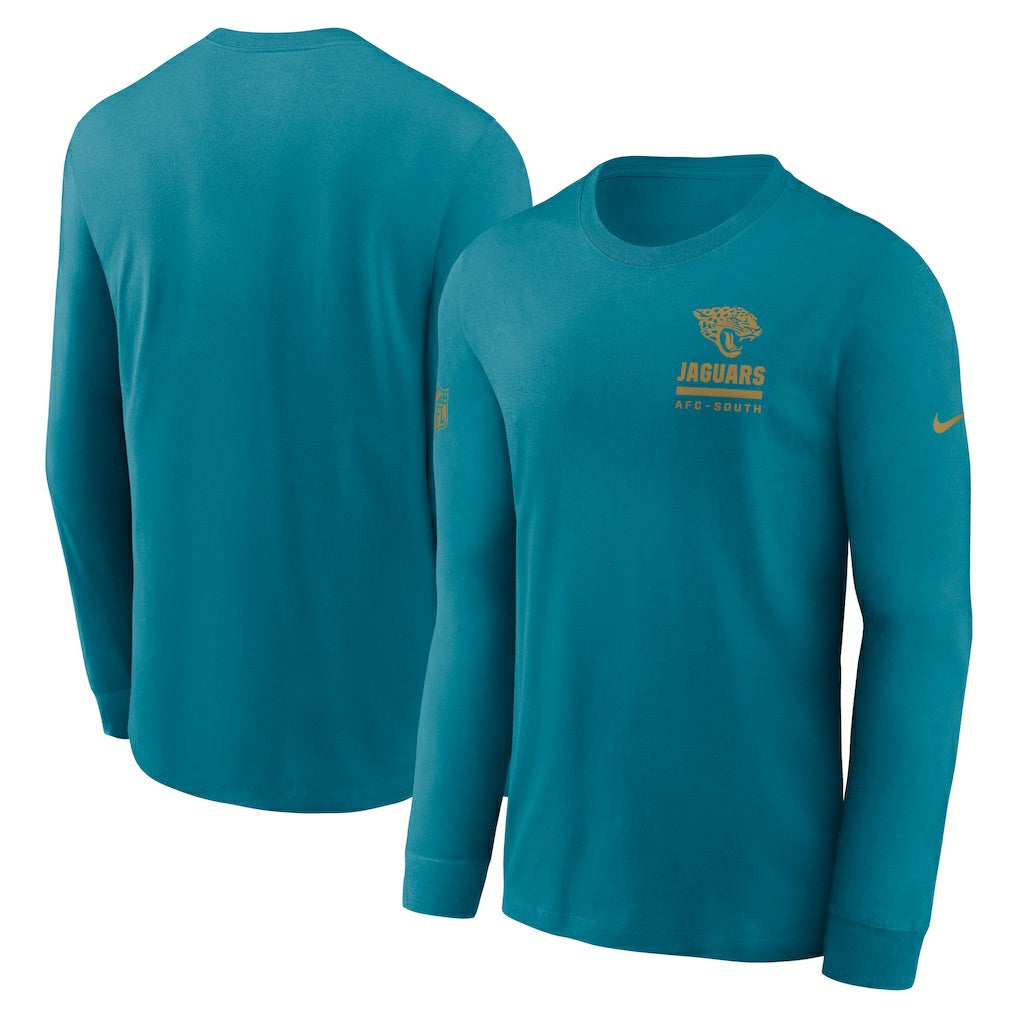 Nike Jacksonville Jaguars Sideline Dri-FIT Long Sleeve T-Shirt Teal