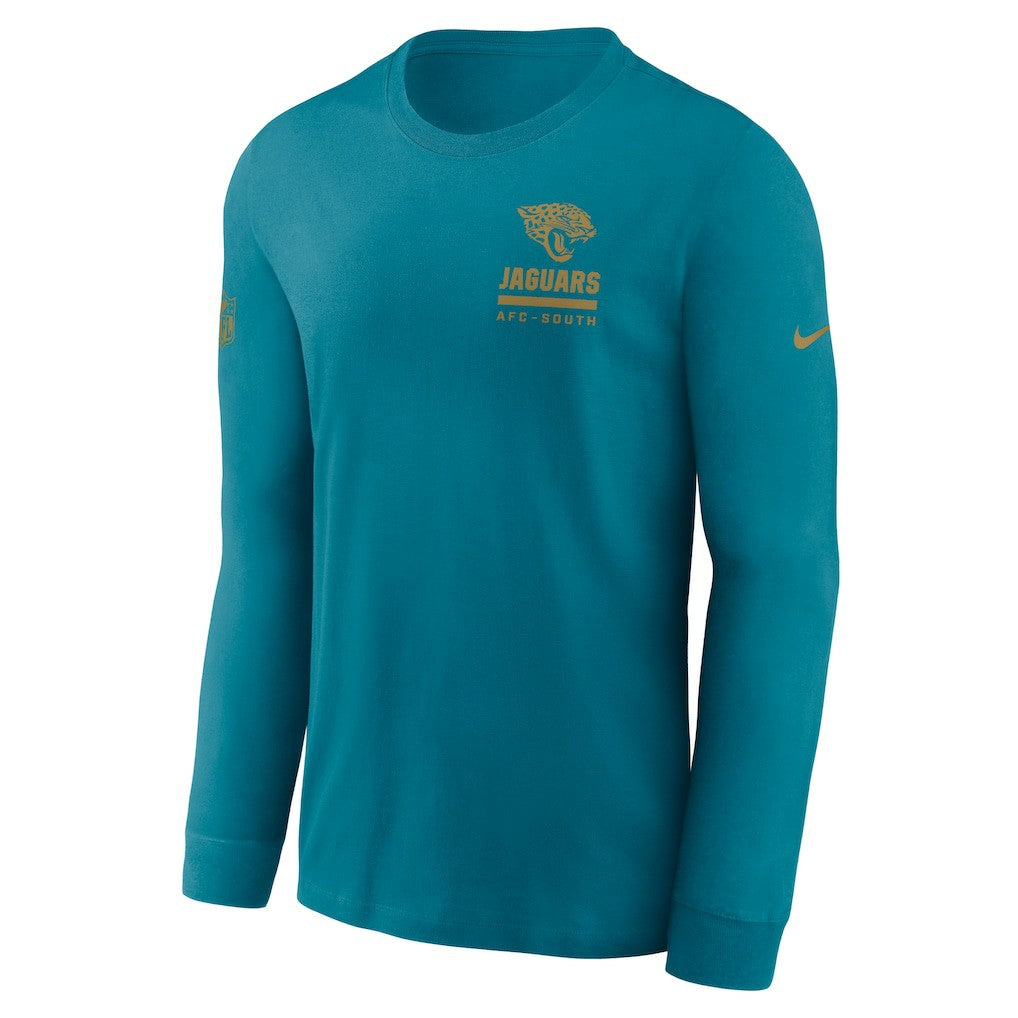 Nike Jacksonville Jaguars Sideline Dri-FIT Long Sleeve T-Shirt Teal