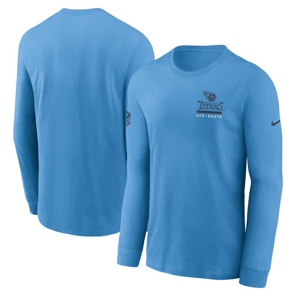 Nike Tennessee Titans Sideline Dri-FIT Long Sleeve T-Shirt Light Blue