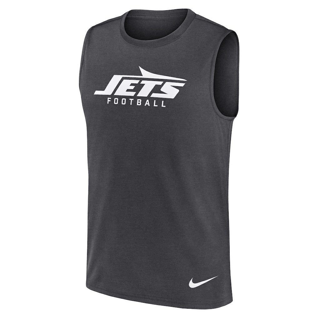 Nike New York Jets Primetime Legend Dri-FIT Muscle Tank Top Charcoal
