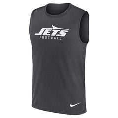 Nike New York Jets Primetime Legend Dri-FIT Muscle Tank Top Charcoal