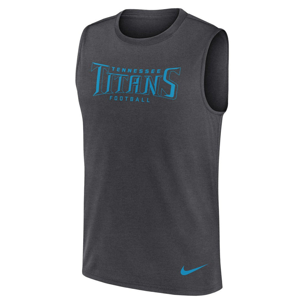 Nike Tennessee Titans Primetime Legend Dri-FIT Muscle Tank Top Charcoal