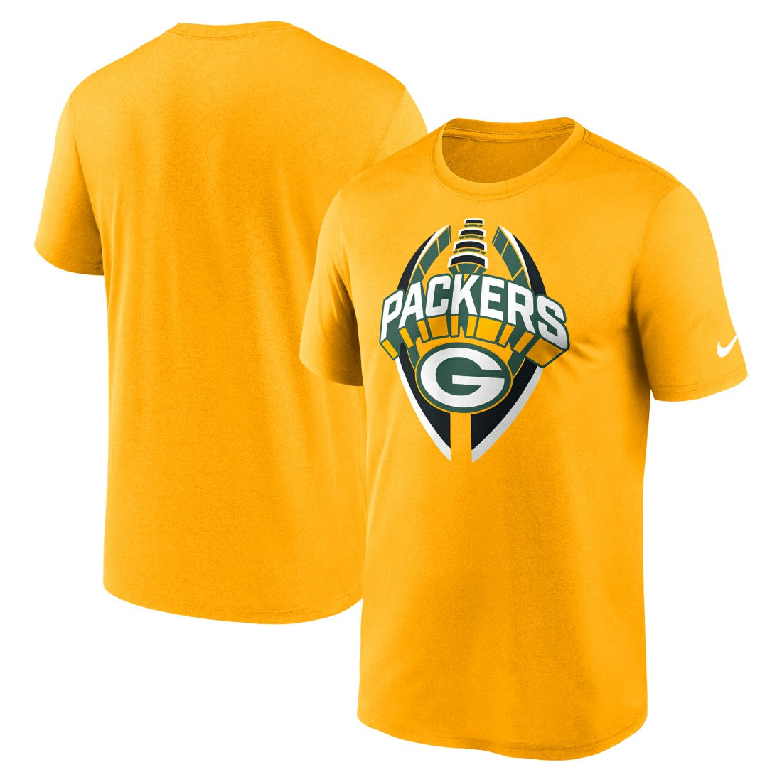 Nike Green Bay Packers Legend Icon Performance T-Shirt Gold