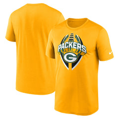 Nike Green Bay Packers Legend Icon Performance T-Shirt Gold
