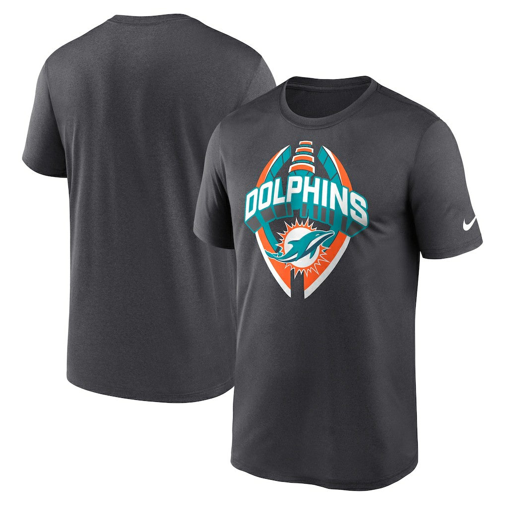 Nike Miami Dolphins Legend Icon Performance T-Shirt Gray