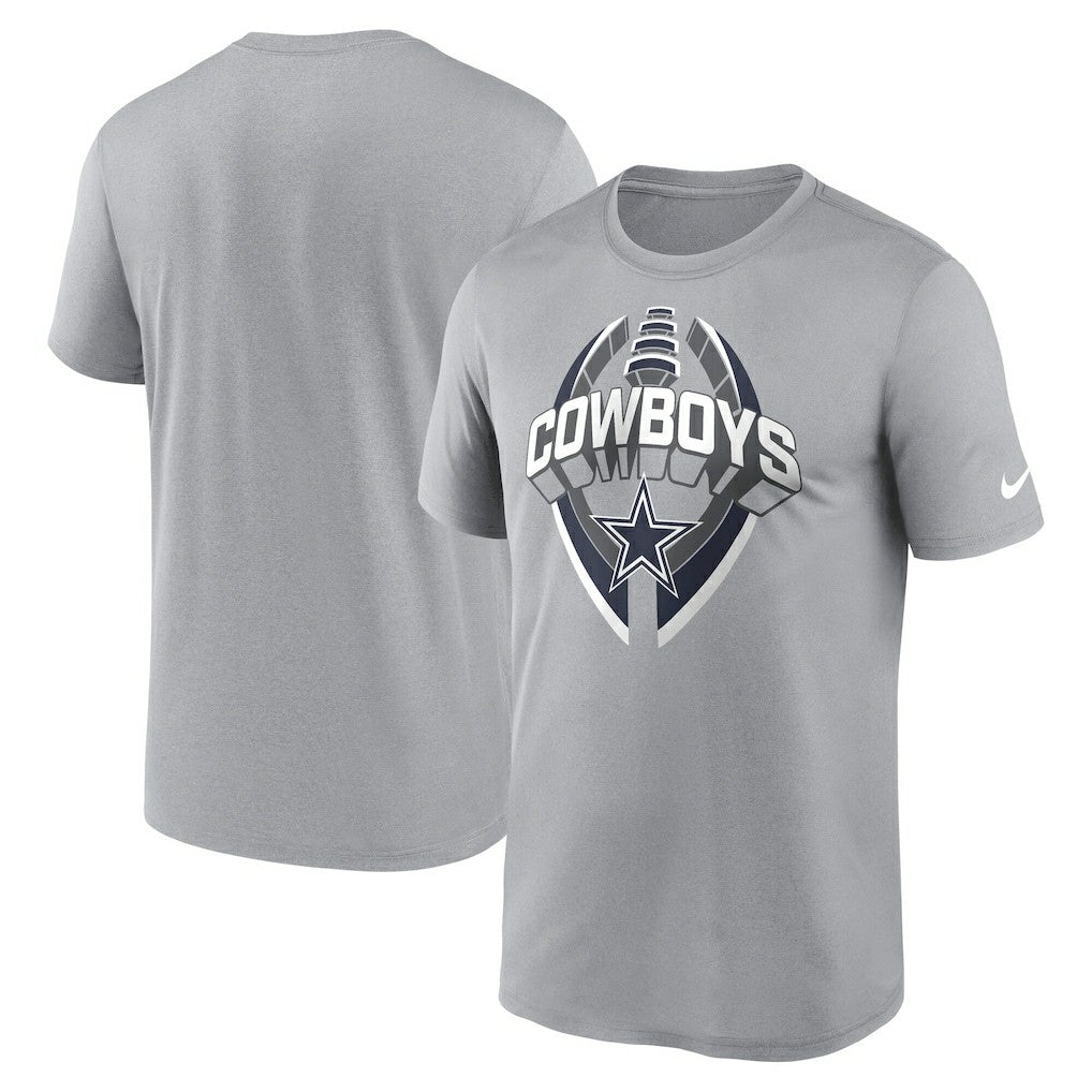 Nike Dallas Cowboys Legend Icon Performance T-Shirt Silver
