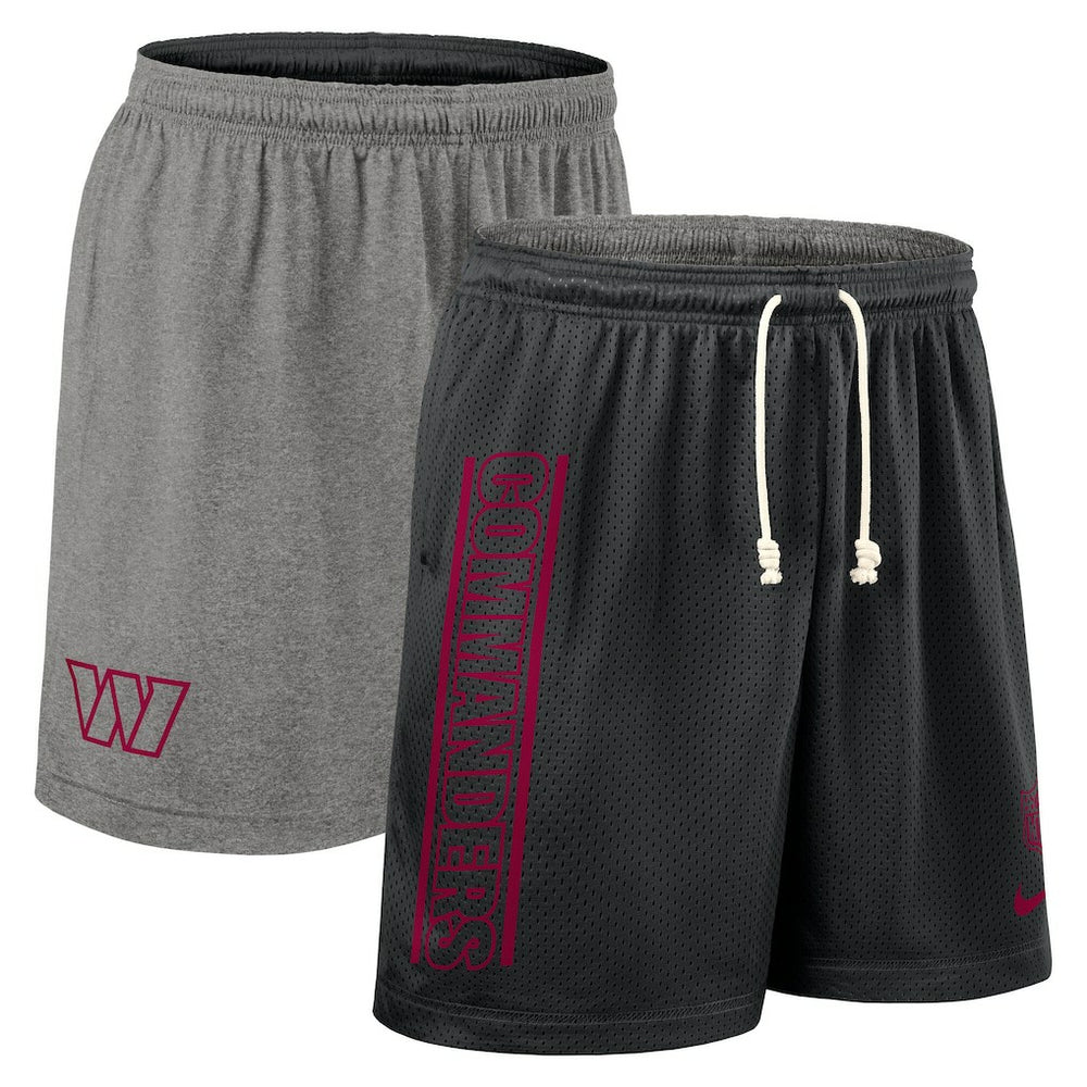 Nike Washington Commanders Sideline Reversible Dri-FIT Shorts Black