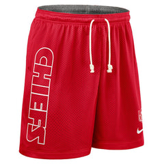 Nike Kansas City Chiefs Sideline Reversible Dri-FIT Shorts Red
