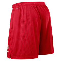 Nike Kansas City Chiefs Sideline Reversible Dri-FIT Shorts Red