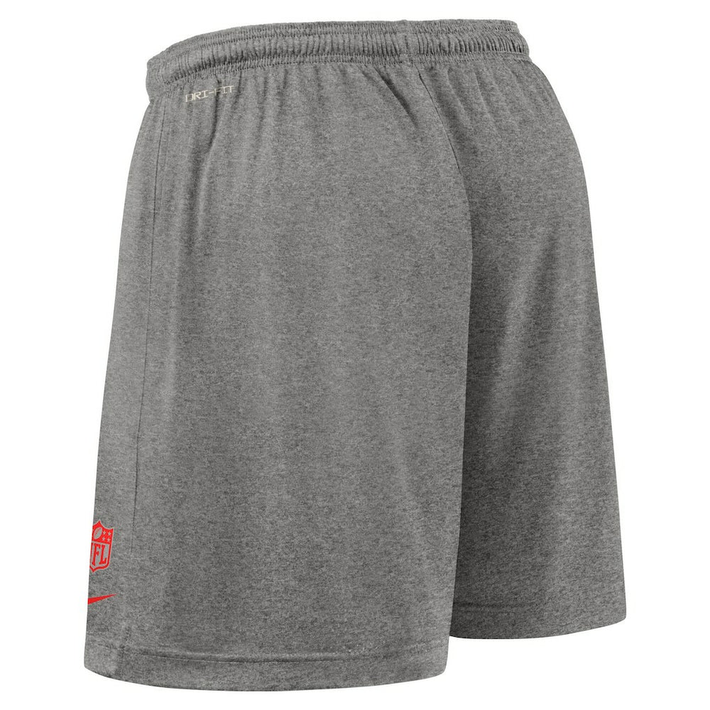 Nike Kansas City Chiefs Sideline Reversible Dri-FIT Shorts Red