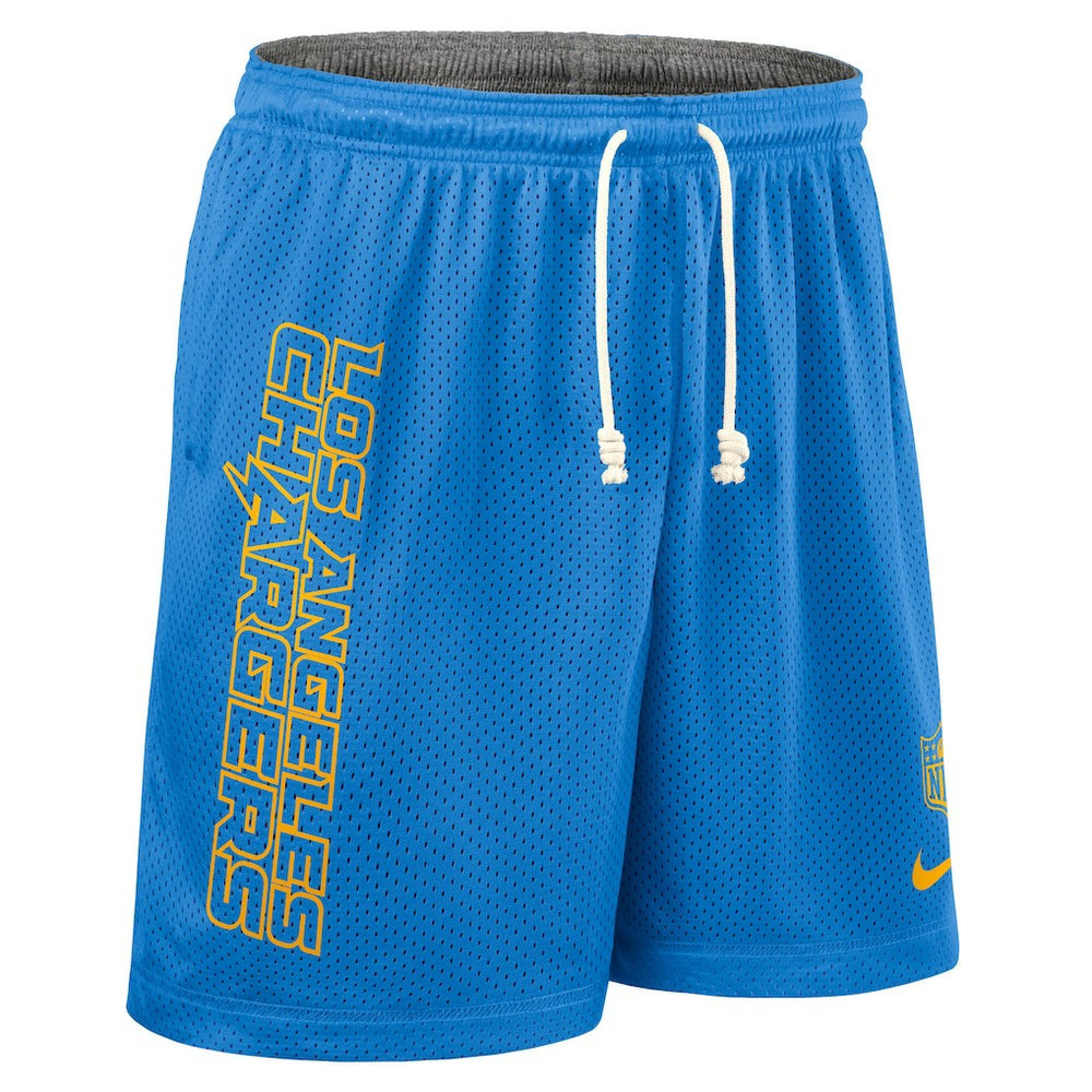 Nike Los Angeles Chargers Sideline Reversible Dri-FIT Shorts Powder Blue