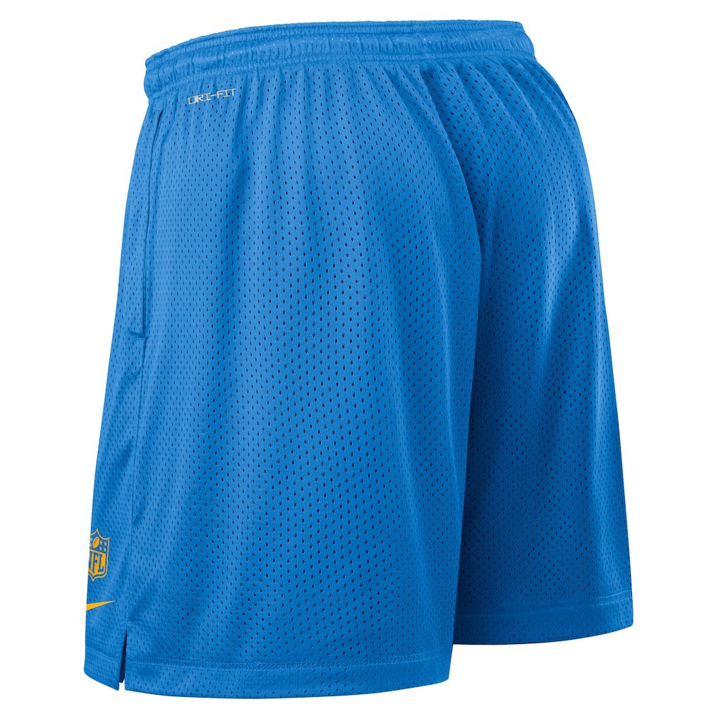Nike Los Angeles Chargers Sideline Reversible Dri-FIT Shorts Powder Blue