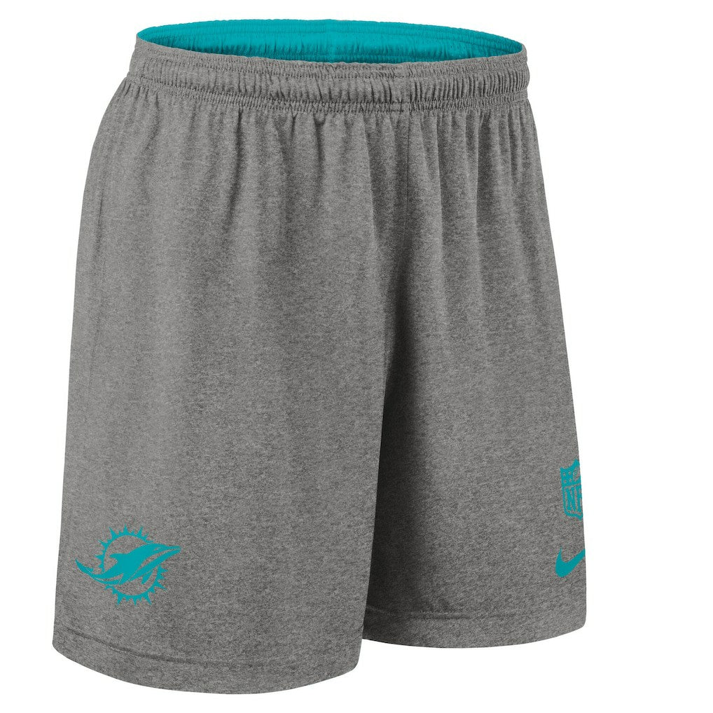 Nike Miami Dolphins Sideline Reversible Dri-FIT Shorts Aqua