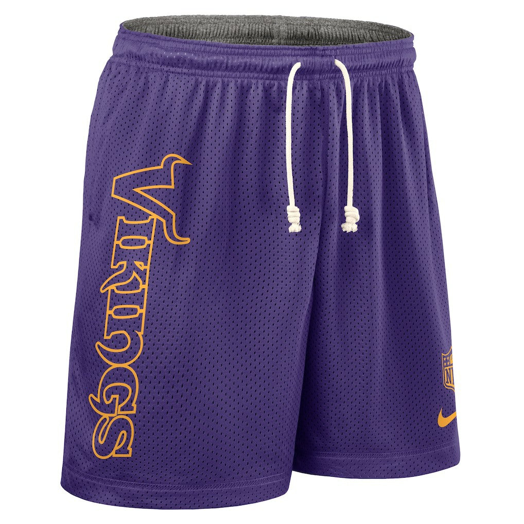 Nike Minnesota Vikings Sideline Reversible Dri-FIT Shorts Purple