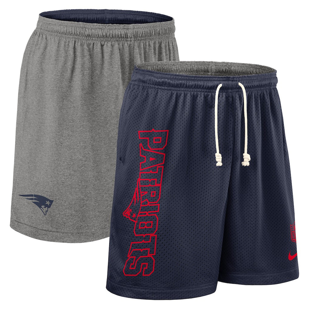 Nike New England Patriots Sideline Reversible Dri-FIT Shorts Navy