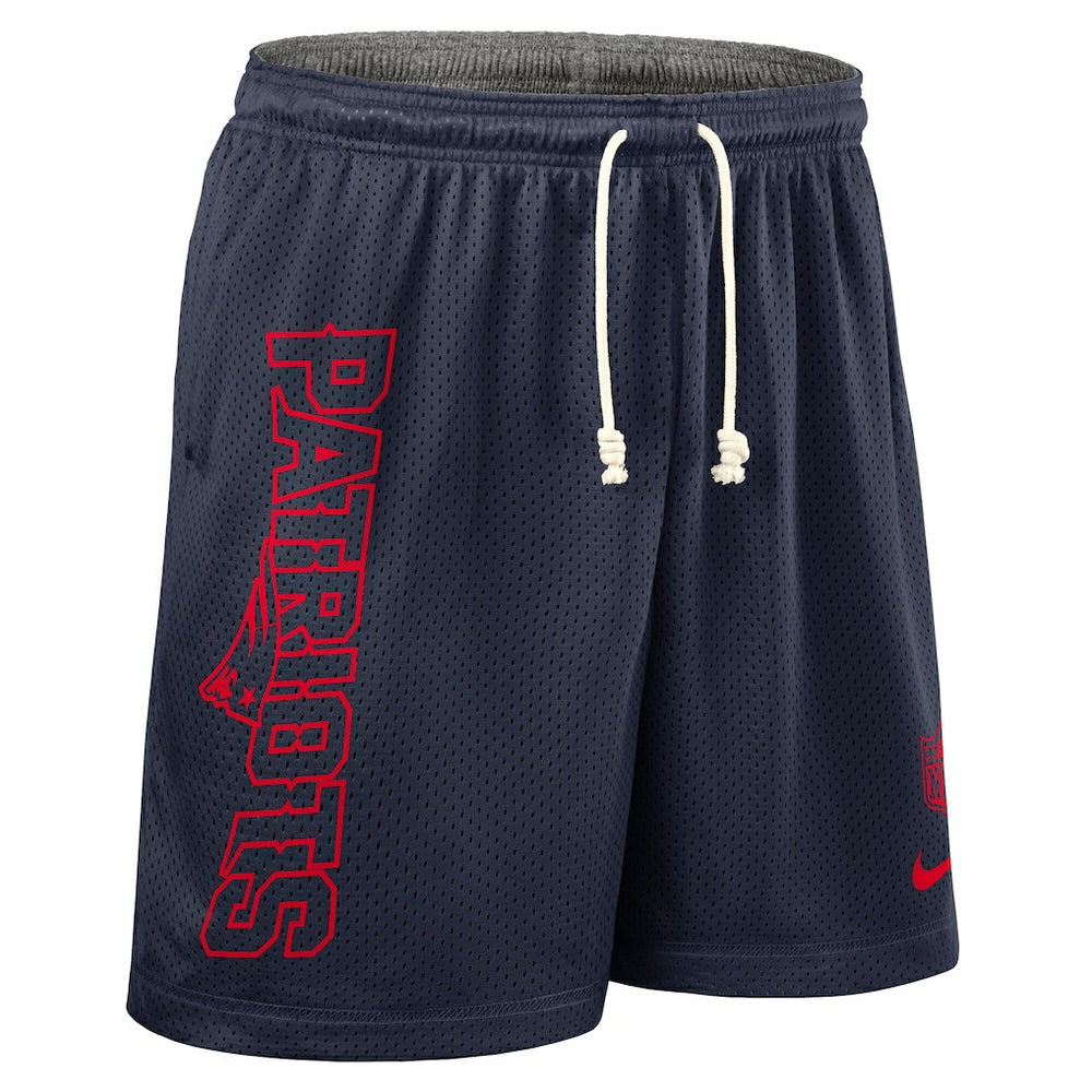 Nike New England Patriots Sideline Reversible Dri-FIT Shorts Navy