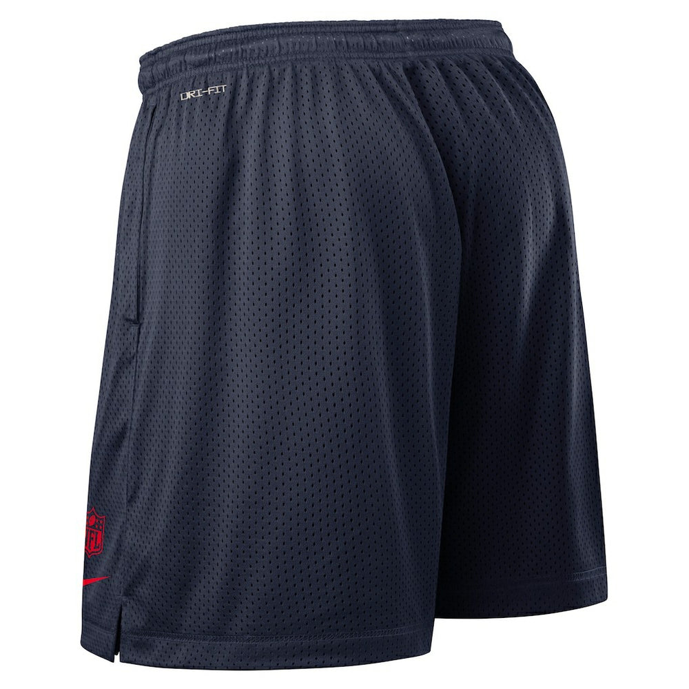 Nike New England Patriots Sideline Reversible Dri-FIT Shorts Navy