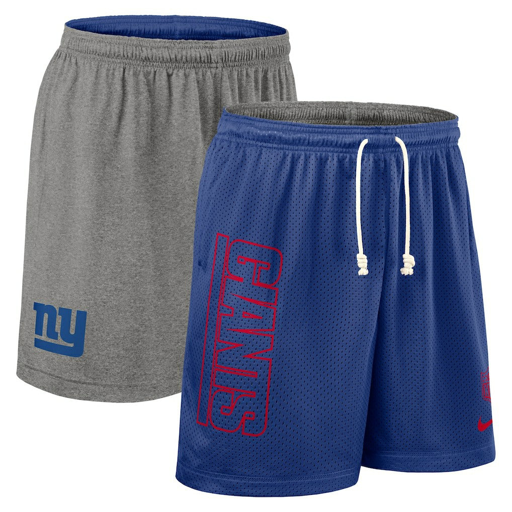 Nike New York Giants Sideline Reversible Dri-FIT Shorts Royal