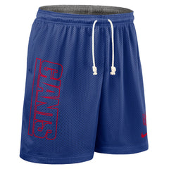Nike New York Giants Sideline Reversible Dri-FIT Shorts Royal