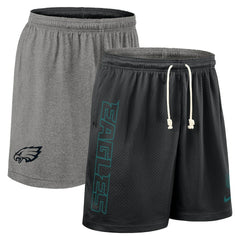 Nike Philadelphia Eagles Sideline Reversible Dri-FIT Shorts Black