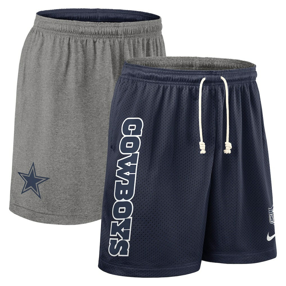 Nike Dallas Cowboys Sideline Reversible Dri-FIT Shorts Navy