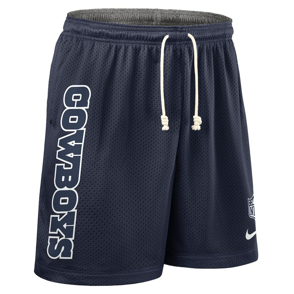 Nike Dallas Cowboys Sideline Reversible Dri-FIT Shorts Navy