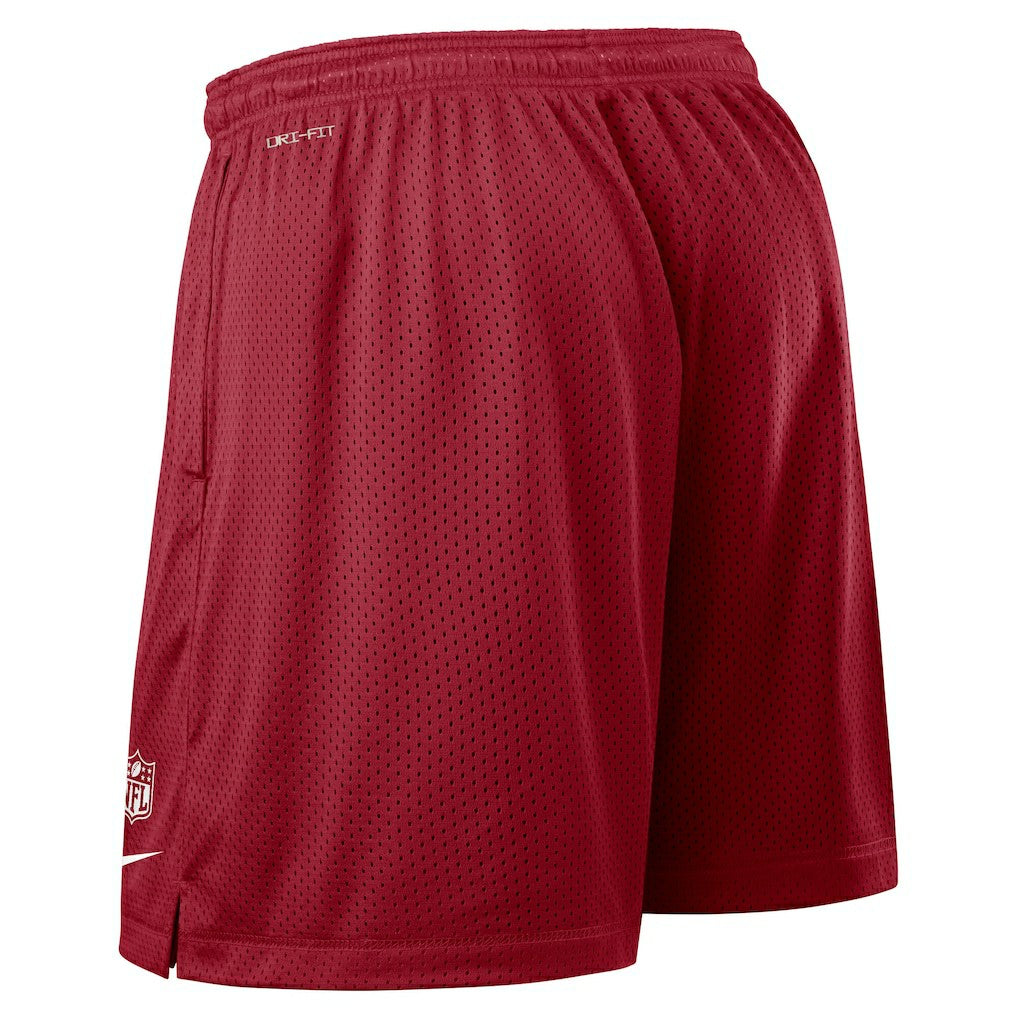 Nike Arizona Cardinals Sideline Reversible Dri-FIT Shorts Cardinal