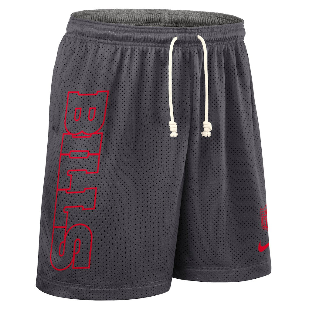 Nike Buffalo Bills Sideline Reversible Dri-FIT Shorts Gray