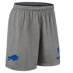 Nike Buffalo Bills Sideline Reversible Dri-FIT Shorts Gray