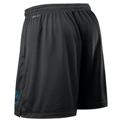 Nike Carolina Panthers Sideline Reversible Dri-FIT Shorts Black