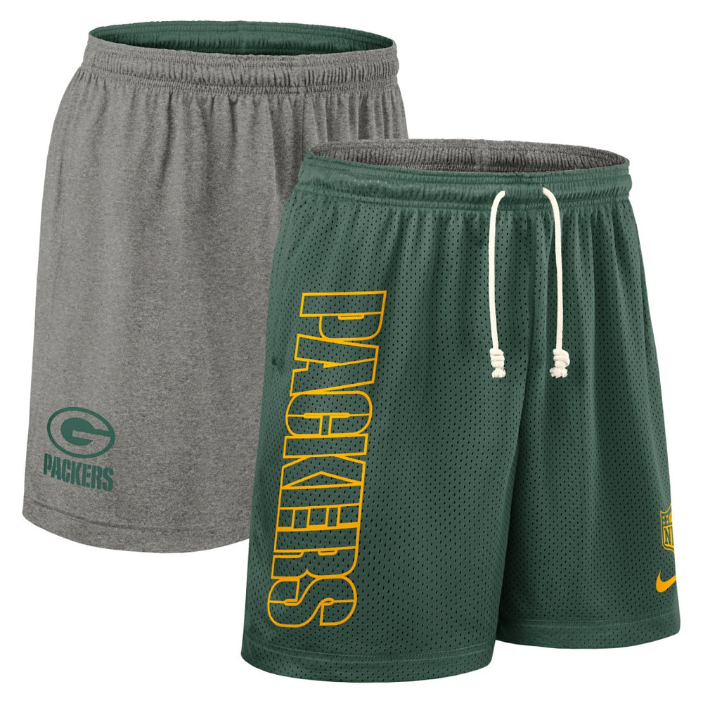 Nike Green Bay Packers Sideline Reversible Dri-FIT Shorts Green