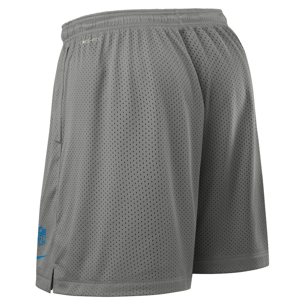 Nike Detroit Lions Sideline Reversible Dri-FIT Shorts Gray