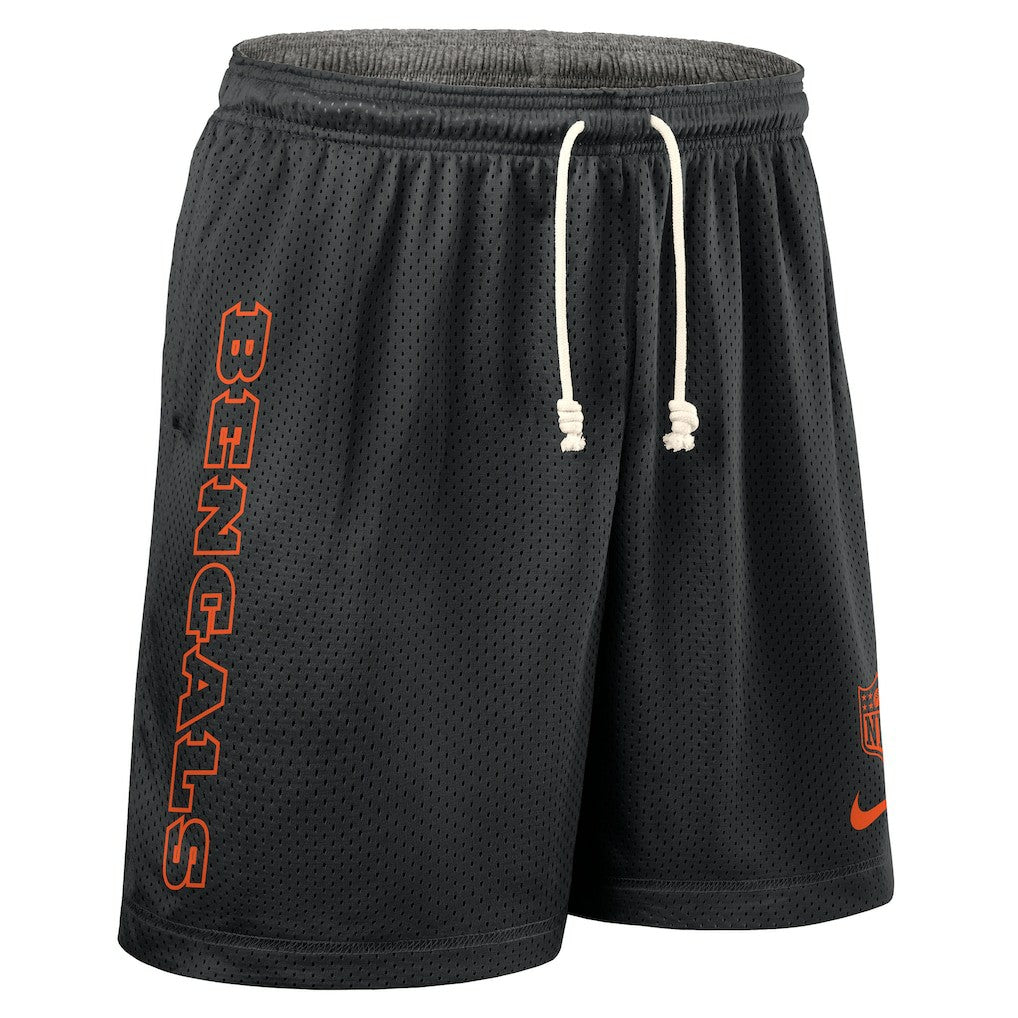 Nike Cincinnati Bengals Sideline Reversible Dri-FIT Shorts Black